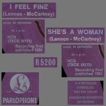 Beatles Discography Denmark dk12a-b-c I Feel Fine ⁄ She's A Woman - Parlophone R 5200 - pic 11