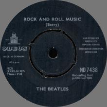 Beatles Discography Denmark dk16a Rock And Roll Music ⁄ Eight Days A Week - Odeon ND 7438 - pic 3