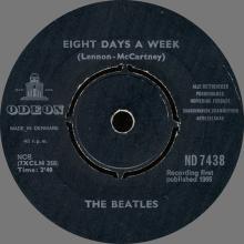 Beatles Discography Denmark dk16a Rock And Roll Music ⁄ Eight Days A Week - Odeon ND 7438 - pic 4