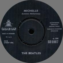 Beatles Discography Denmark dk18a Michelle ⁄ Girl - Odeon SD 5987 - pic 1