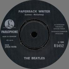 Beatles Discography Denmark dk19a Paperback Writer ⁄ Rain - Parlophone R 5452 - pic 1