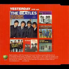 2000 Dk The Beatles 1 YESTERDAY -promo- Beatlespro 352  - pic 2