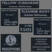 Beatles Discography Denmark dk20a Yellow Submarine ⁄ Eleanor Rigby - Parlophone R 5493 - pic 5