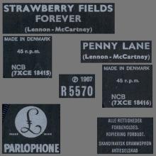 Beatles Discography Denmark dk21a Strawberry Fields Forever / Penny Lane - Parlophone R 5570 - pic 5