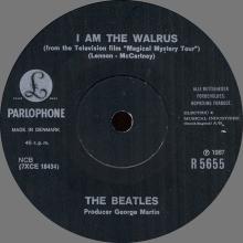Beatles Discography Denmark dk23a-b Hello, Goodbye ⁄ I Am The Walrus - Parlophone R 5655 - pic 8
