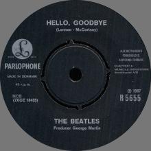 Beatles Discography Denmark dk23a-b Hello, Goodbye ⁄ I Am The Walrus - Parlophone R 5655 - pic 5