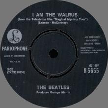 Beatles Discography Denmark dk23a-b Hello, Goodbye ⁄ I Am The Walrus - Parlophone R 5655 - pic 6