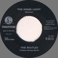 Beatles Discography Denmark dk24a Lady Madonna ⁄ Inner Light - Parlophone R 5675 - pic 4