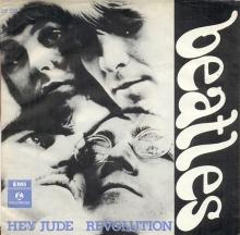 Beatles Discography Denmark dk25a-b-c-d Hey Jude ⁄ Revolution - Parlophone DP 570 - pic 4