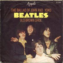 Beatles Discography Denmark dk28a The Ballad Of John And Yoko ⁄ Old Brown Shoe - Apple R 5786  - pic 2