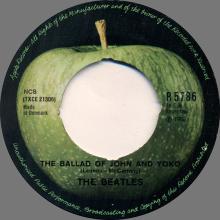 Beatles Discography Denmark dk28a The Ballad Of John And Yoko ⁄ Old Brown Shoe - Apple R 5786  - pic 3