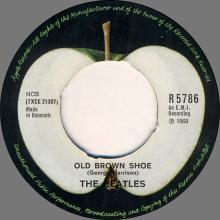 Beatles Discography Denmark dk28a The Ballad Of John And Yoko ⁄ Old Brown Shoe - Apple R 5786  - pic 4