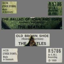 Beatles Discography Denmark dk28a The Ballad Of John And Yoko ⁄ Old Brown Shoe - Apple R 5786  - pic 5