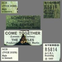 Beatles Discography Denmark dk29a Something ⁄ Come Together - Apple R 5814 - pic 5