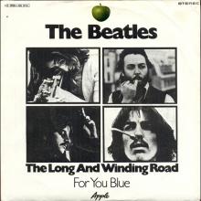 Beatles Discography Denmark dk31a The Long And Winding Road ⁄ For You Blue - Apple 6E 006-04 514 - pic 1