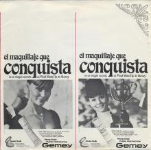 es fl 1968 - 261 Gemey - Conquista Show - i Minutos De Conquista Gemey ! ⁄ D.L.B-10750-1968  - pic 8