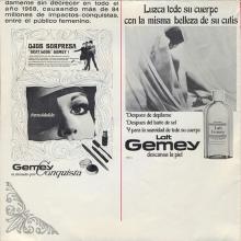 es fl 1968 - 261 Gemey - Conquista Show - i Minutos De Conquista Gemey ! ⁄ D.L.B-10750-1968  - pic 9