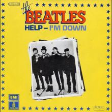THE BEATLES DISCOGRAPHY FRANCE - OLDIES BUT GOLDIES - 100 L6-P1 - HELP / I'M DOWN - E 2C 010-04456 - pic 1