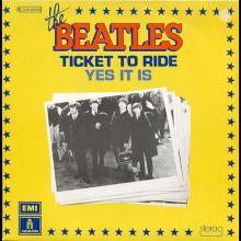 THE BEATLES DISCOGRAPHY FRANCE - OLDIES BUT GOLDIES - 120 L6-P1 - TICKET TO RIDE / YES IT IS -E 2C 010-04458 - pic 1