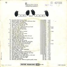 THE BEATLES DISCOGRAPHY FRANCE - OLDIES BUT GOLDIES - 120 L6-P3 - TICKET TO RIDE / YES IT IS -E 2C 010-04458 - pic 5