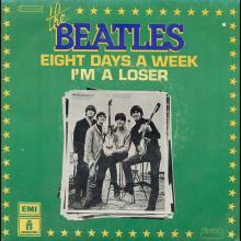 THE BEATLES DISCOGRAPHY FRANCE - OLDIES BUT GOLDIES - 130 L6-P1 - EIGHT DAYS A WEEK / I'M A LOSER - E 2C 010-04459 - pic 1