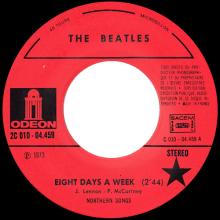 THE BEATLES DISCOGRAPHY FRANCE - OLDIES BUT GOLDIES - 130 L6-P1 - EIGHT DAYS A WEEK / I'M A LOSER - E 2C 010-04459 - pic 1