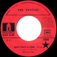 THE BEATLES DISCOGRAPHY FRANCE - OLDIES BUT GOLDIES - 131 L6-P3 - EIGHT DAYS A WEEK / I'M A LOSER - E 2C 010-04459 - pic 3