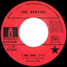 THE BEATLES DISCOGRAPHY FRANCE - OLDIES BUT GOLDIES - 140 L6-P1 - I FEEL FINE / KANSAS CITY - E 2C 010-04460 - pic 1