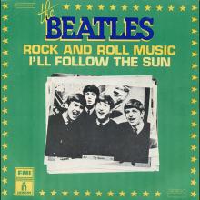 THE BEATLES DISCOGRAPHY FRANCE - OLDIES BUT GOLDIES - 150 L6-P1 - ROCK AND ROLL MUSIC / I'LL FOLLOW THE SUN - E 2C 010-04461 - pic 1