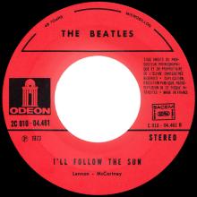 THE BEATLES DISCOGRAPHY FRANCE - OLDIES BUT GOLDIES - 150 L6-P1 - ROCK AND ROLL MUSIC / I'LL FOLLOW THE SUN - E 2C 010-04461 - pic 1