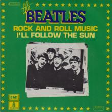 THE BEATLES DISCOGRAPHY FRANCE - OLDIES BUT GOLDIES - 150 L7-P2 - ROCK AND ROLL MUSIC / I'LL FOLLOW THE SUN - E 2C 010-04461 - pic 1