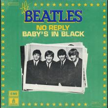THE BEATLES DISCOGRAPHY FRANCE - OLDIES BUT GOLDIES - 160 L6-P1 - NO REPLY / BABY'S IN BLACK - E 2C 010-04462 - pic 1
