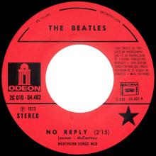THE BEATLES DISCOGRAPHY FRANCE - OLDIES BUT GOLDIES - 160 L6-P1 - NO REPLY / BABY'S IN BLACK - E 2C 010-04462 - pic 1