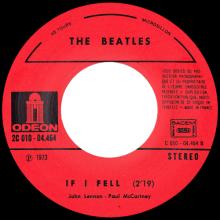 THE BEATLES DISCOGRAPHY FRANCE - OLDIES BUT GOLDIES - 180 L6-P1 - AND I LOVE HER / IF I FELL - E 2C 010-04464 - pic 1