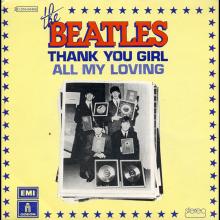 THE BEATLES DISCOGRAPHY FRANCE - OLDIES BUT GOLDIES - 190 L6-P1 - THANK YOU GIRL / ALL MY LOVING - E 2C 010-04465  - pic 1