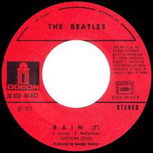 THE BEATLES DISCOGRAPHY FRANCE - OLDIES BUT GOLDIES - 260 L6-P1 - PAPERBACK WRITER / RAIN - E 2C 010-04472 - pic 1