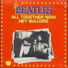 THE BEATLES DISCOGRAPHY FRANCE - OLDIES BUT GOLDIES - 310 L1-P1 - ALL TOGETHER NOW / HEY BULLDOG - E 2C 010-04982 - pic 1