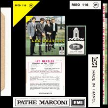 THE BEATLES FRANCE EP - D - 1971 06 00 - MEO 116 - SLEEVE 1 - LABEL B - SACEM REISSUE - pic 6
