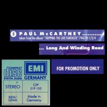 1991 EMI HOT SHOTS NR.7 - LONG AND WINDING ROAD - CDP 519 105 - FOR PROMOTION ONLY - pic 1
