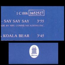 ger32 Say Say Say ⁄ Ode To A Koala Bear 1C 006 1652527 - pic 6