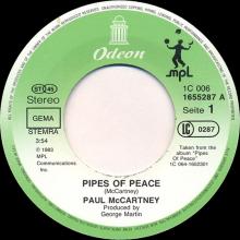 ger33a Pipes Of Peace ⁄ So Bad 1c 006-1655287 - pic 1