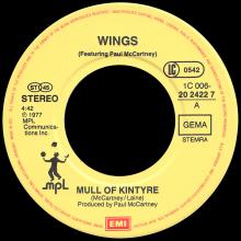 ho19 Mull Of Kintyre ⁄ Girl's School 1C 006-20 2422 7 - 1987 - pic 1