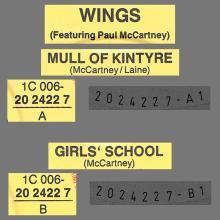 ger19 Mull Of Kintyre ⁄ Girl's School 1C 006-20 2422 7 - 1987 - pic 4