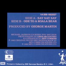 ho32 Say Say Say ⁄ Ode To A Koala Bear 1A 006-1652527 - pic 5