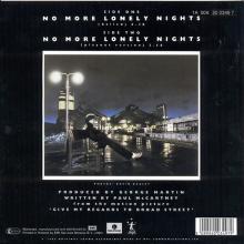 ho35 No More Lonely Nights 1A 006 20 0349 7 - pic 2
