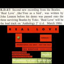 1996 Hol The Beatles Anthology 2 - Real Love -promo- CDREALDJ 1 - pic 1