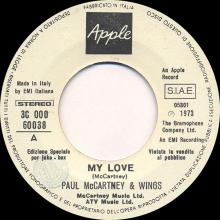 it1973 My Love ⁄ Ciro Dammicco 3C 000-60038 -promo - pic 1