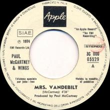 it1974 Mrs.Vandebilt ⁄ Bluebird 3C 000-05529 -promo - pic 1