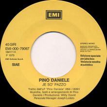 it1979 Goodnight Tonight ⁄ Pino Daniele EMI-000-79067 ⁄ 62579 -promo - pic 1