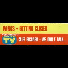 it1979 Getting Closer ⁄ Cliff Richard 3C 000-79088 ⁄ 62945 -promo - pic 1